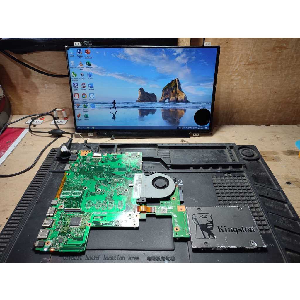 ET24 MB-AS-7 MOTHERBOARD MOBO LAPTOP ASUS X441S X441SC MAIN BOARD REV. 2.1