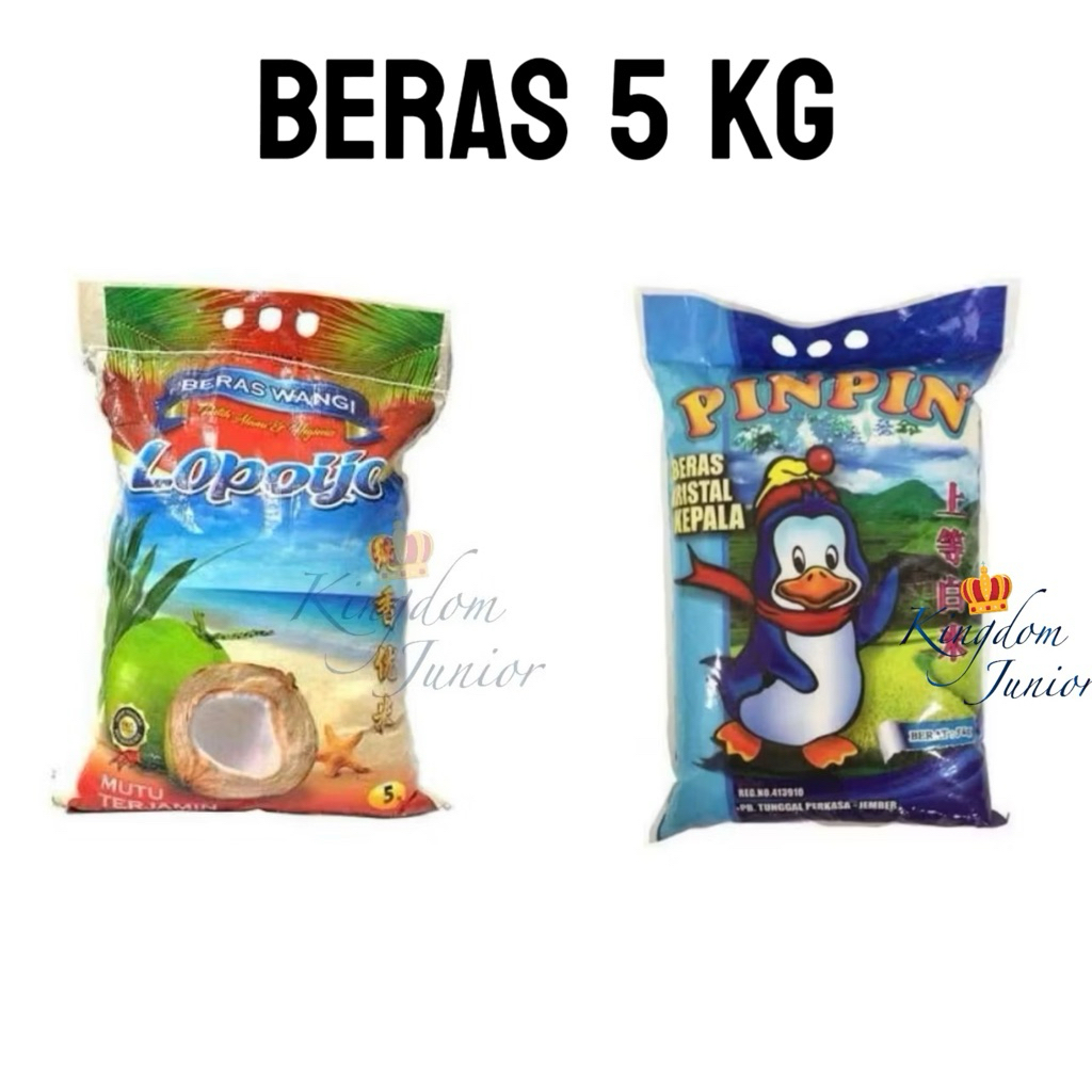 Beras Lopo Ijo 5kg | Beras Lopo Ijo Murah | Beras Lopo Ijo 5 Kilo | Beras Pinpin 5kg