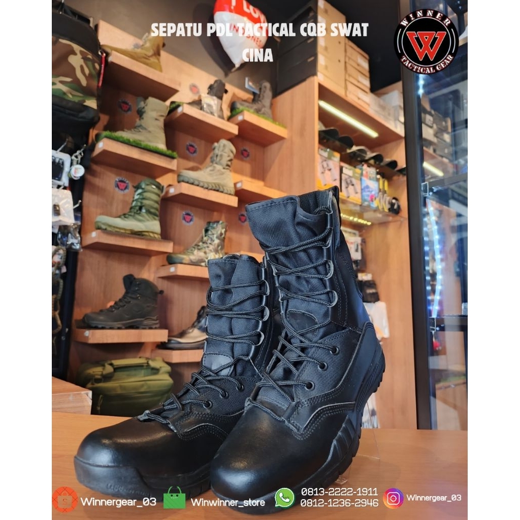 Sepatu Pdl Tactical CQB swat cina