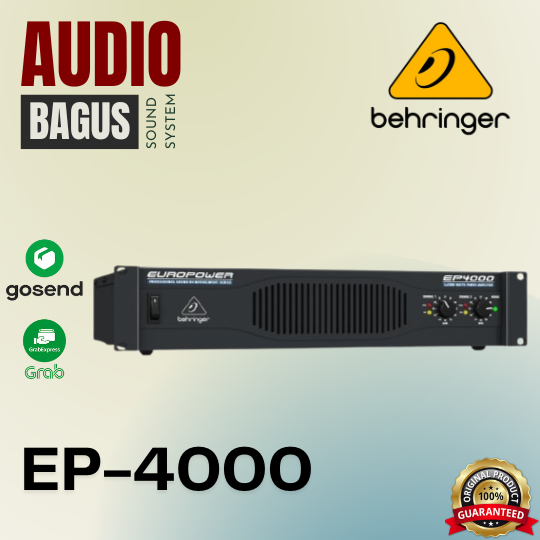 BEHRINGER EUROPOWER EP4000 / EP 4000 / EP-4000 Power Amplifier ORIGINAL BERGARANSI RESMI