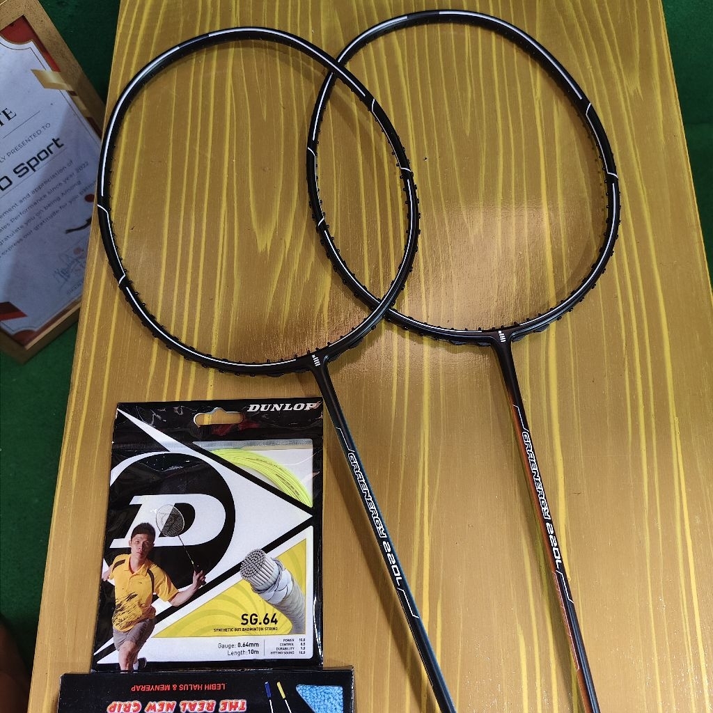 Raket Badminton GOSEN GRAENERGY 220L ORIGINAL 4UG6 30LBS