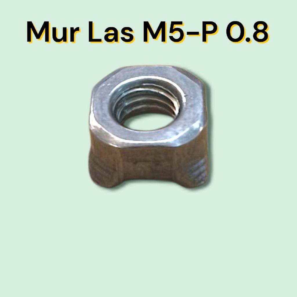 Mur Las M5 - P 0.8 / Welding Nut Mur Kotak Las
