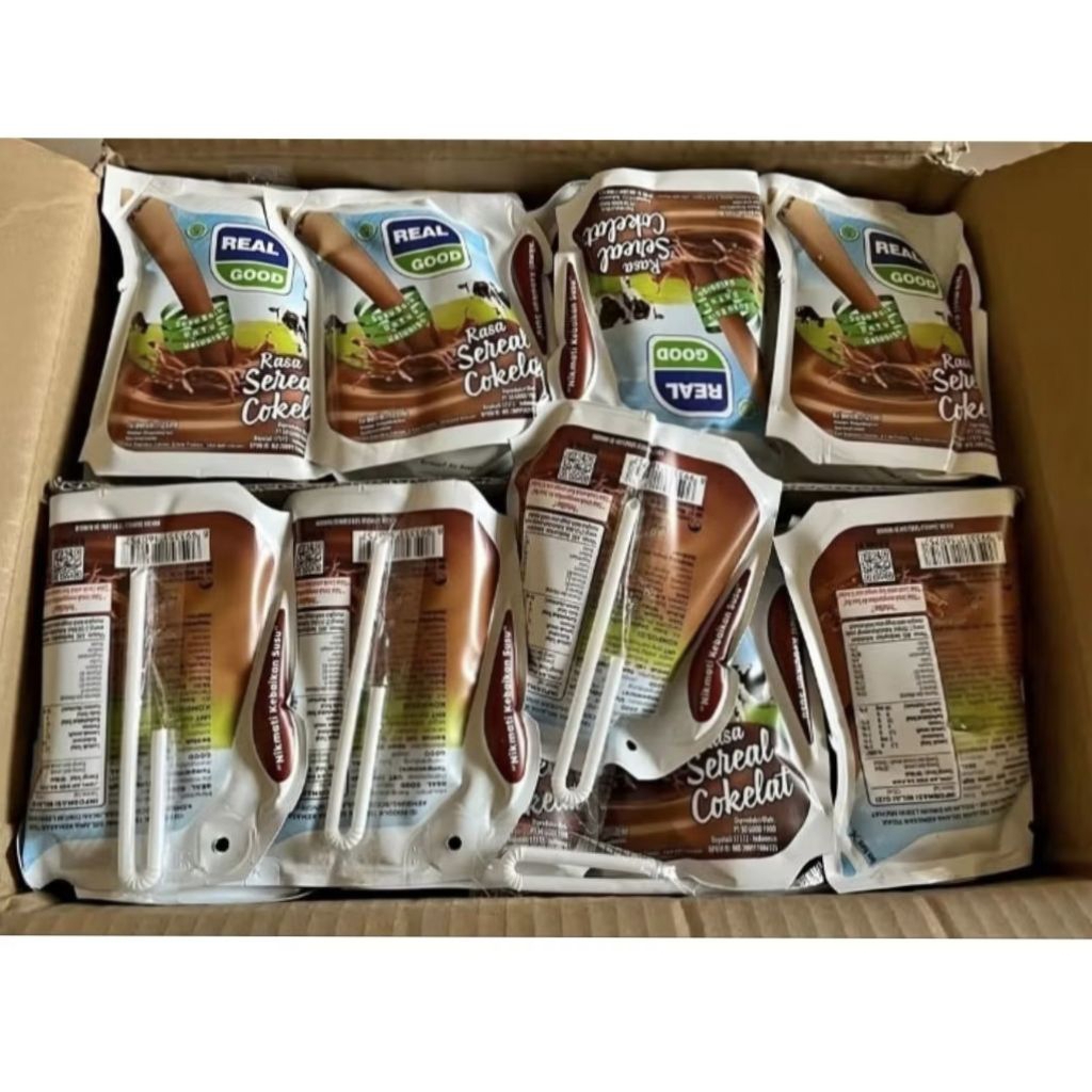 Susu Bantal Realgood kemasan 125ml isi 1 karton 40pcs
