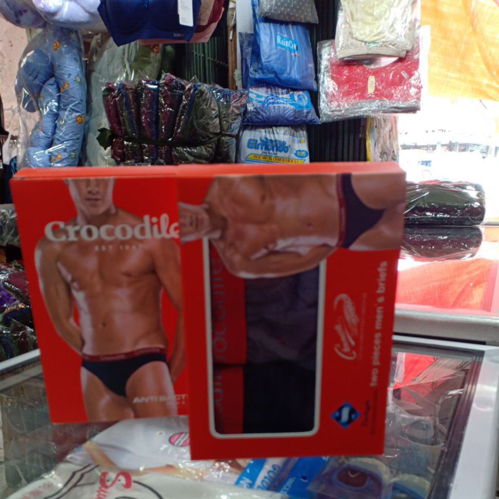 CD COWOK DEWASA CROCODILE SIZE S M L XL