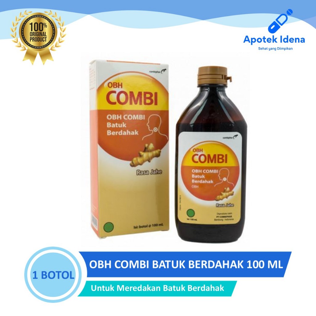 OBH COMBI Batuk Berdahak Jahe 100 mL - Obat Batuk Berdahak