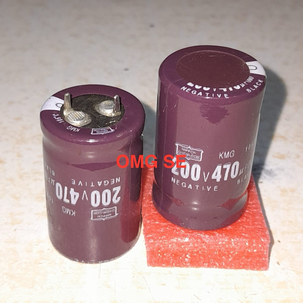 elco 470uf 200V capasitor kapasitor