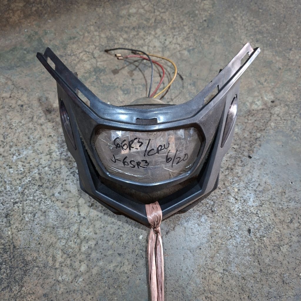 Lampu Depan Polisport Variasi KLX BF Dtracker CRF New Old tanpa visor