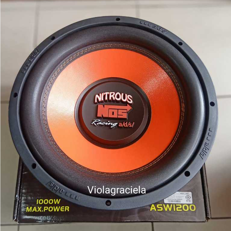 SPEAKER SUBWOOFER ADS ASW1200 NITROUS NOS 12 INCH