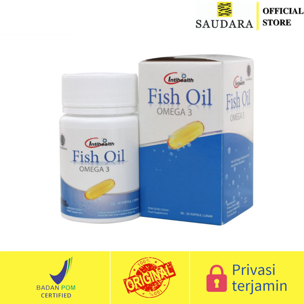 Intihealth Fish Oil Omega 3 (30 Kapsul Lunak)