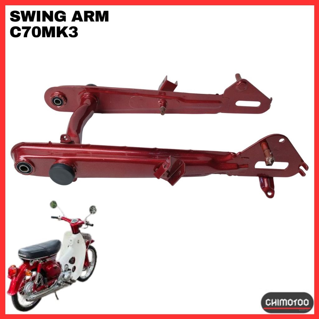 Swing Arm Honda C70MK3 C70 MK3 Merah
