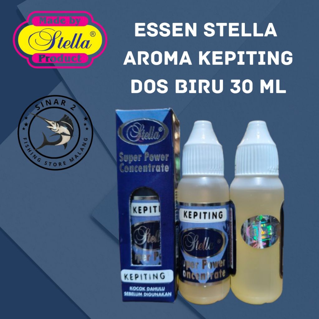 Essen Stella Dos Biru Aroma Kepiting Premium 30 ml