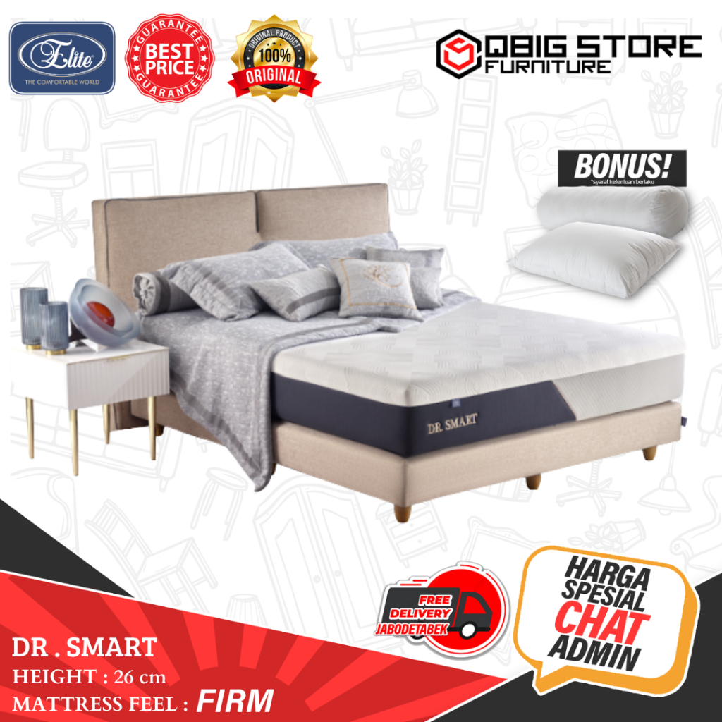 Kasur Springbed Springbed Elite Dr.Smart Spring bed matras