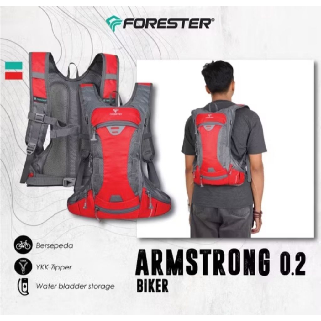 FORESTER HYDROPACK 20306 ARMSTRONG 0.2 BIKER || TAS SEPEDA BIKE