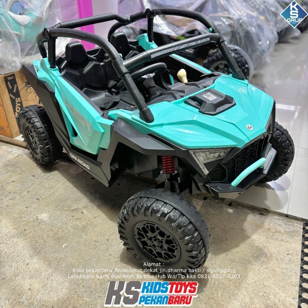 mobil mainan aki jeep 2anak.KHUSUS INSTAN.