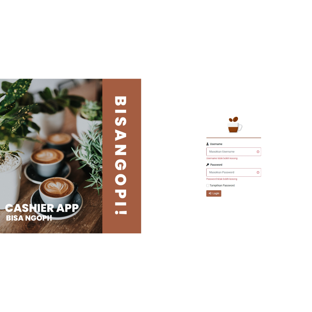 Source Code Web Aplikasi Kasir Tempat Ngopi Laravel 9 php 8