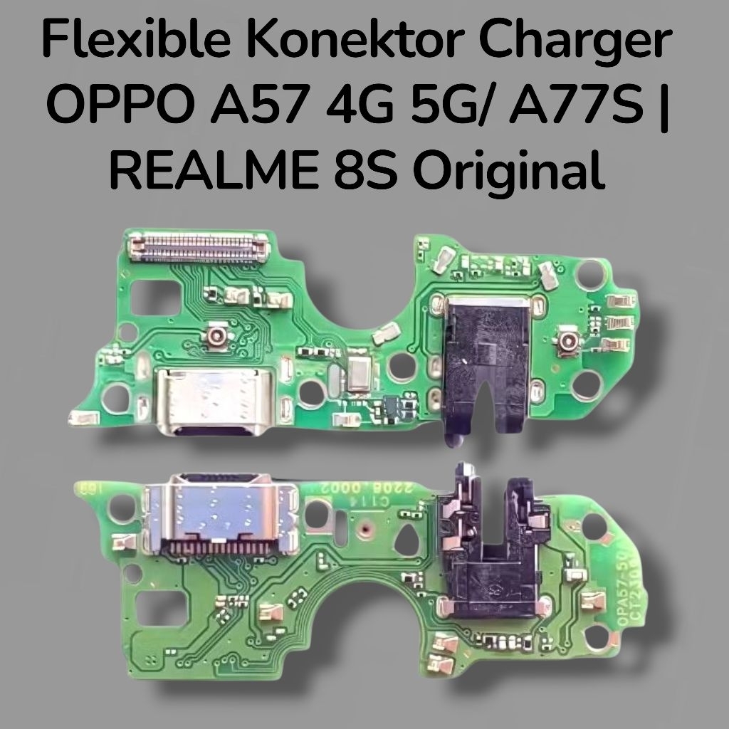 HP OPPO A57 4G 5G |OPPO A77S |REALME 8S PAPAN KONEKTOR CHARGER / PAPAN CAS ORIGINAL