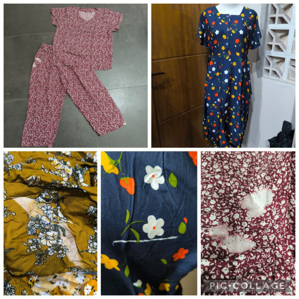 REJECT DASTER|| GAMIS|| SETELAN|| RAYON ROTARY