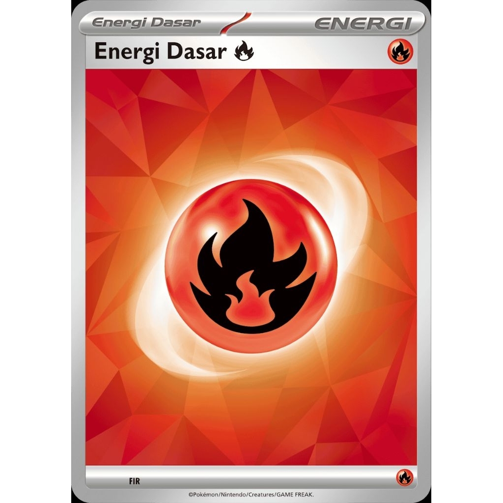 Pokemon TCG Kartu Energi Dasar Api/Fire SV