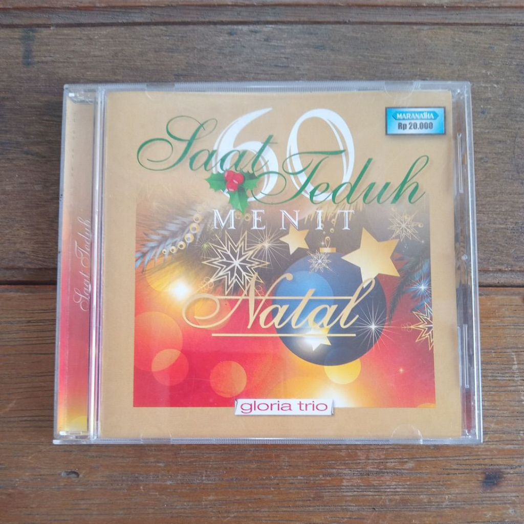 CD Rohani Gloria Trio 60 Menit Saat Teduh Natal/2011 stora adhiswara
