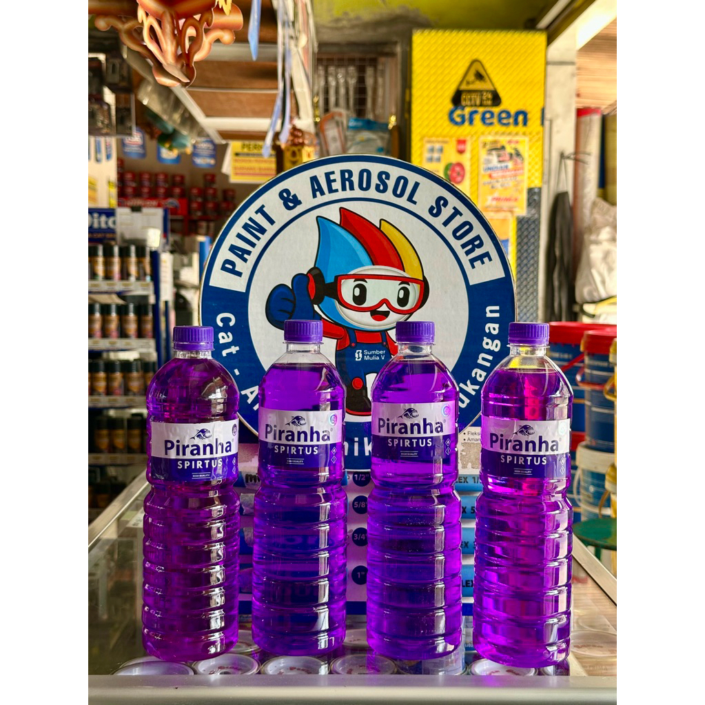 Spirtus Piranha 1000ml, Spirtus Piranha Ungu, Spirtus 1 Liter