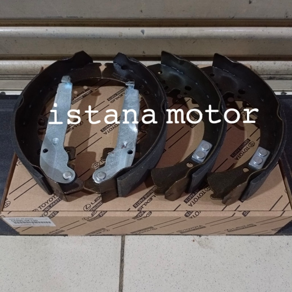 kampas rem belakang toyota fortuner hilux diesel original