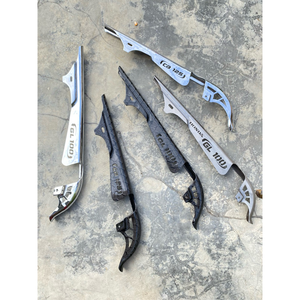 katengkas cb gl100 pnp arem w175 kaze katengkas atau tutup rantai cb gl100 custom