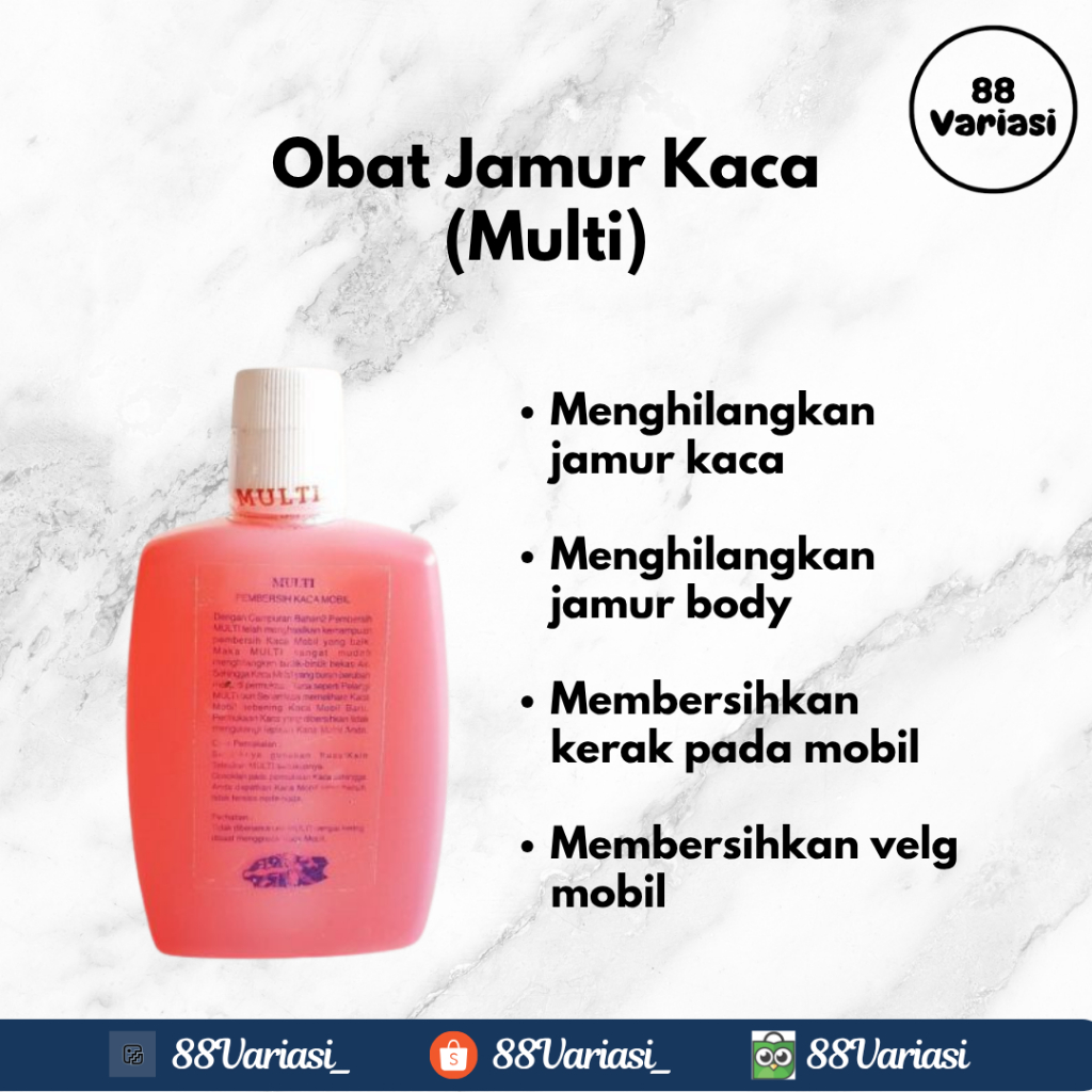 OBAT JAMUR KACA MOBIL MULTI / PEMBERSIH JAMUR KERAK KACA