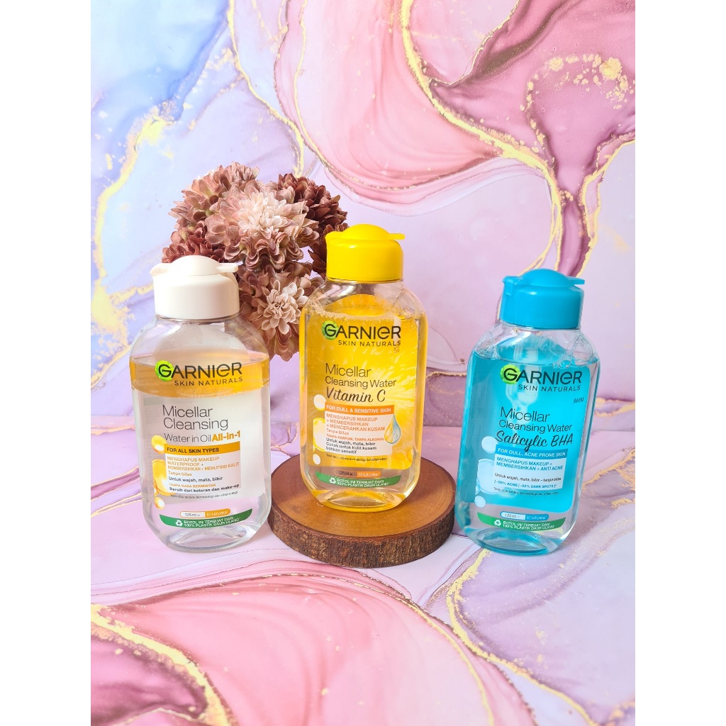 GARNIER Micellar Cleansing Water 125ml Make Up Remover Pembersih