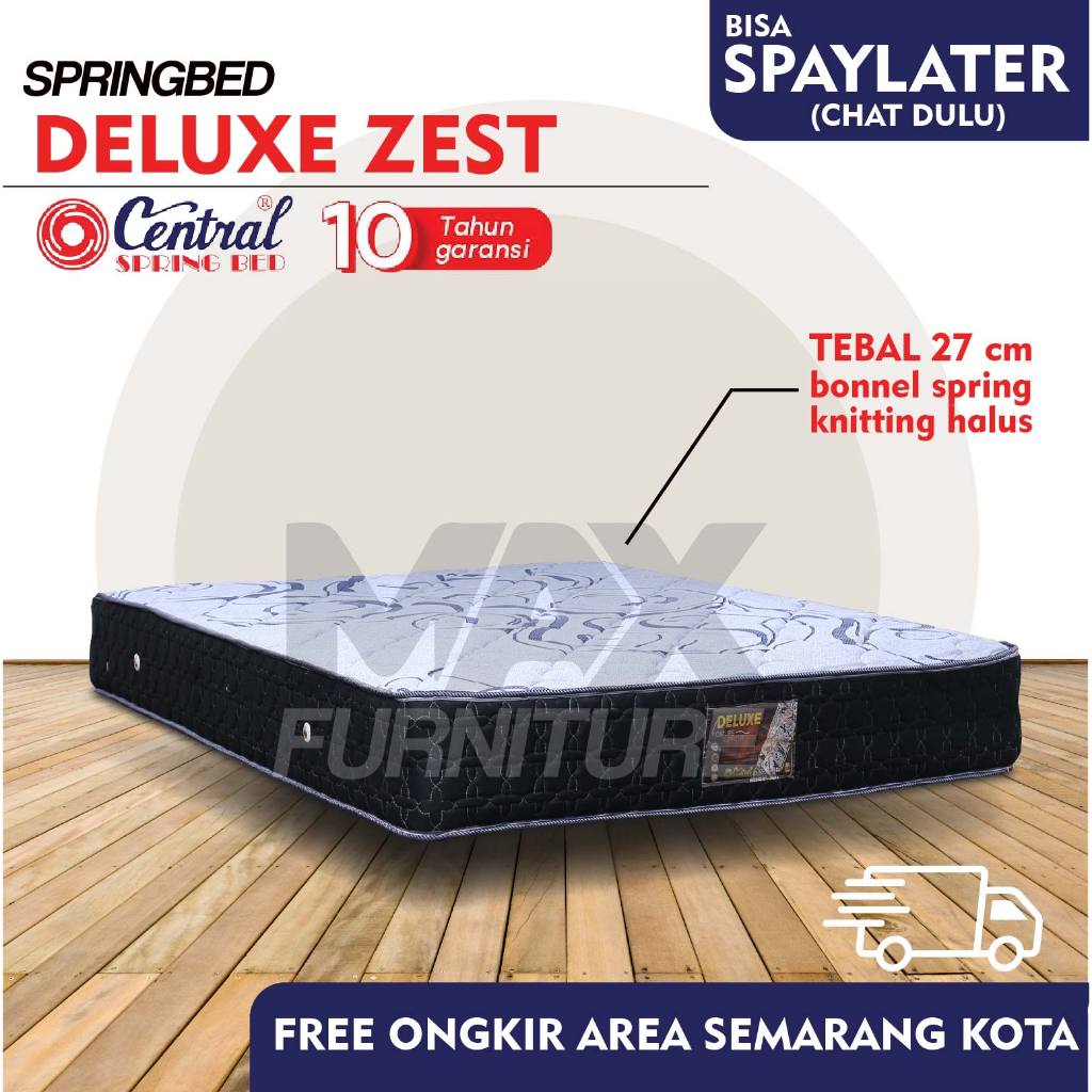 Kasur Springbed Matras Central Deluxe Zest Mebel Furniture Semarang