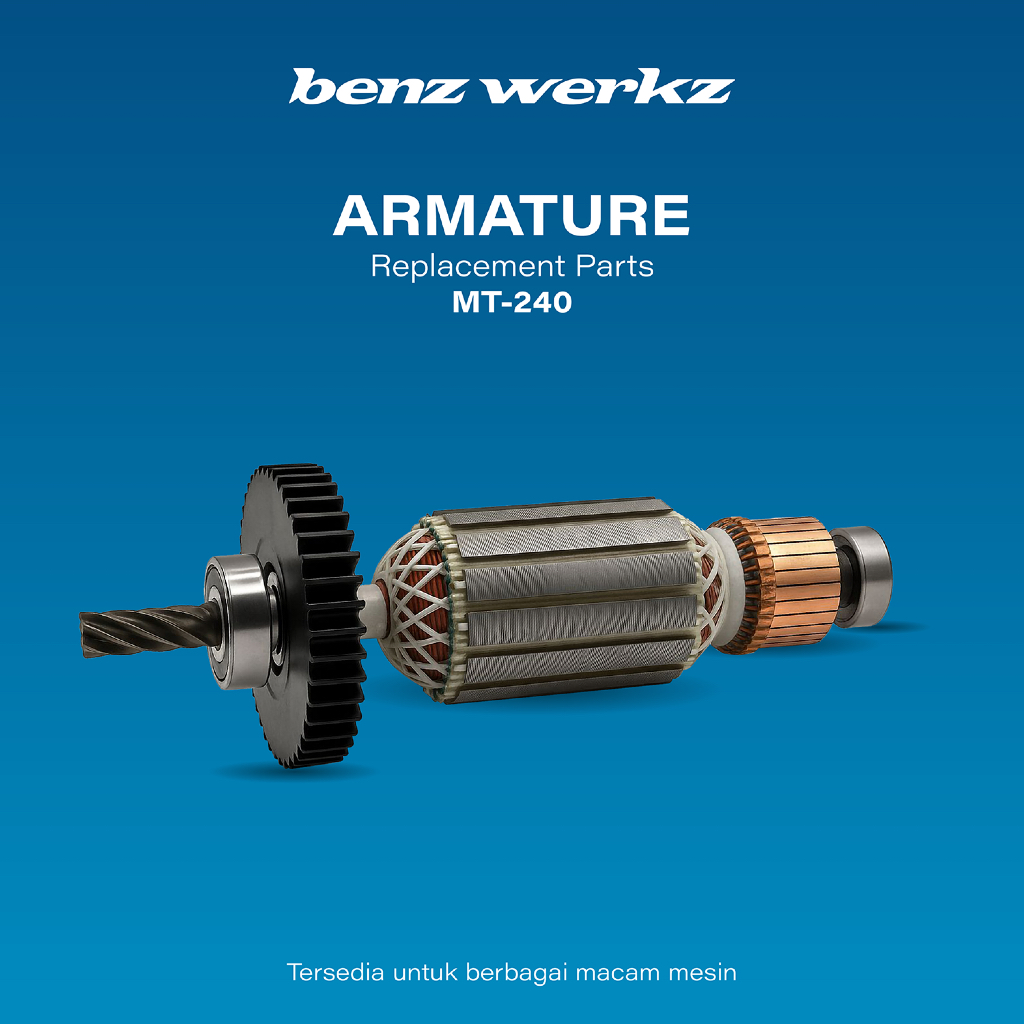 Armature MT 240 Dinamo Mesin Cutt Off 14" Maktec / Angker Mesin Cut Off 14 Inch Benz Werkz