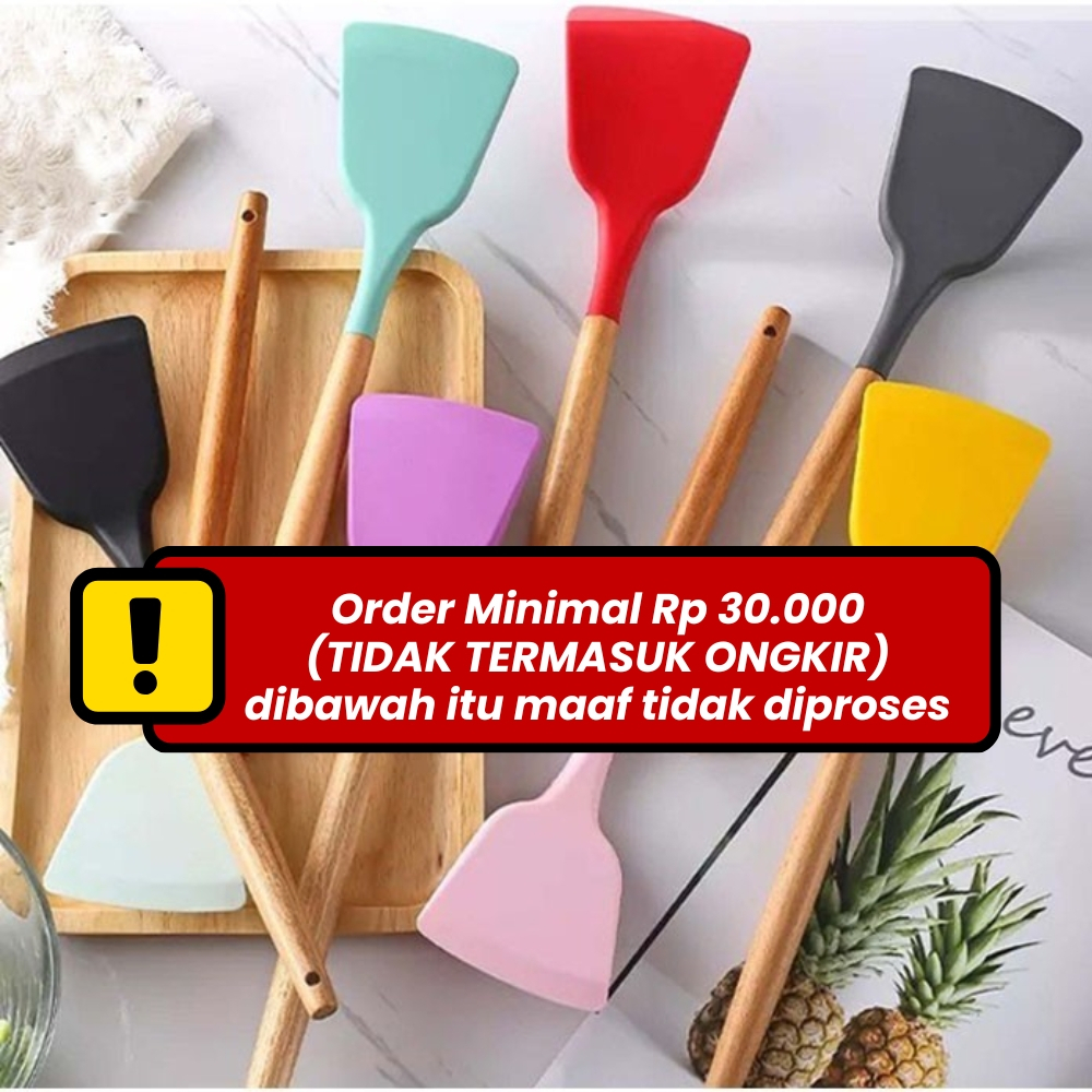 SUTIL SILIKON GAGANG KAYU