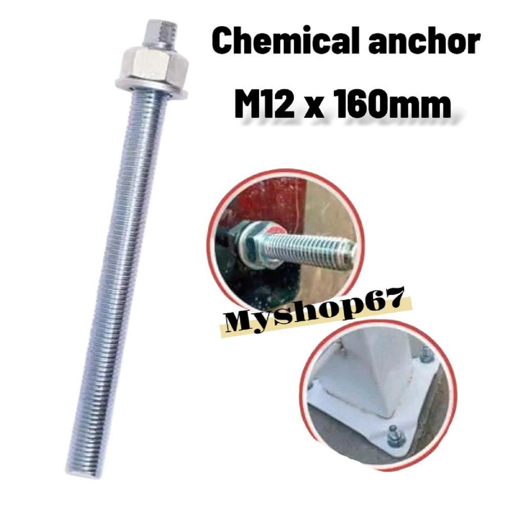 Dynabolt Baut Chemical Anchor 12x160mm grade 8.8