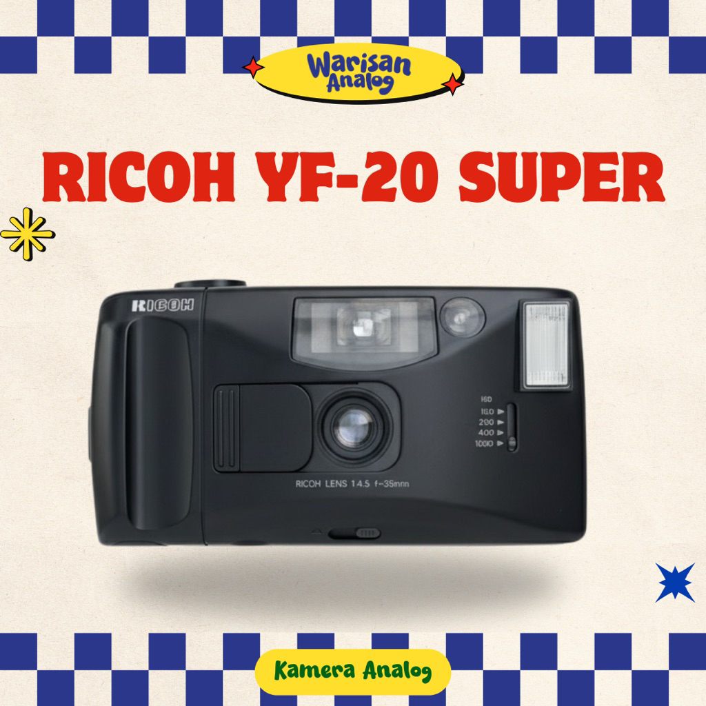 KAMERA ANALOG RICOH YF-20 SUPER | REUSABLE CAMERA FILM 35MM | KAMERA FILM