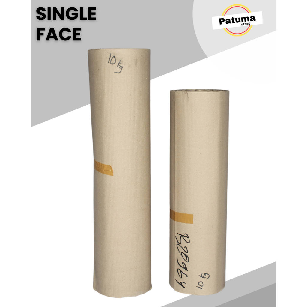 Single Face Karton Lembaran Corrugated Kardus Gulungan / Kardus Lembaran