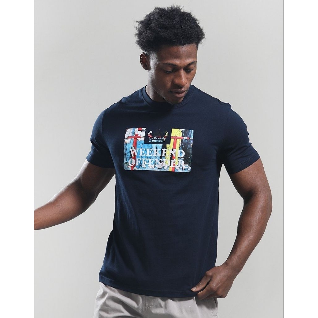 Weekend Offender Bissel T-Shirt Navy Original
