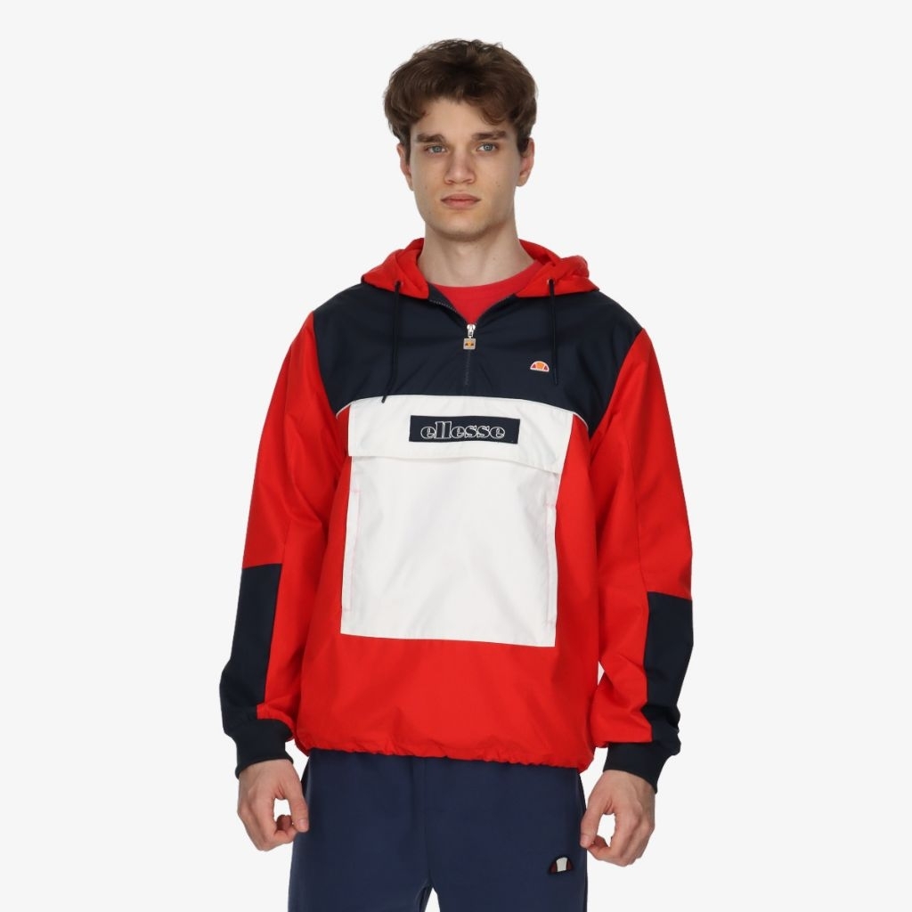Ellesse Colourblock Windbreaker Jacket Red / Navy / White Original