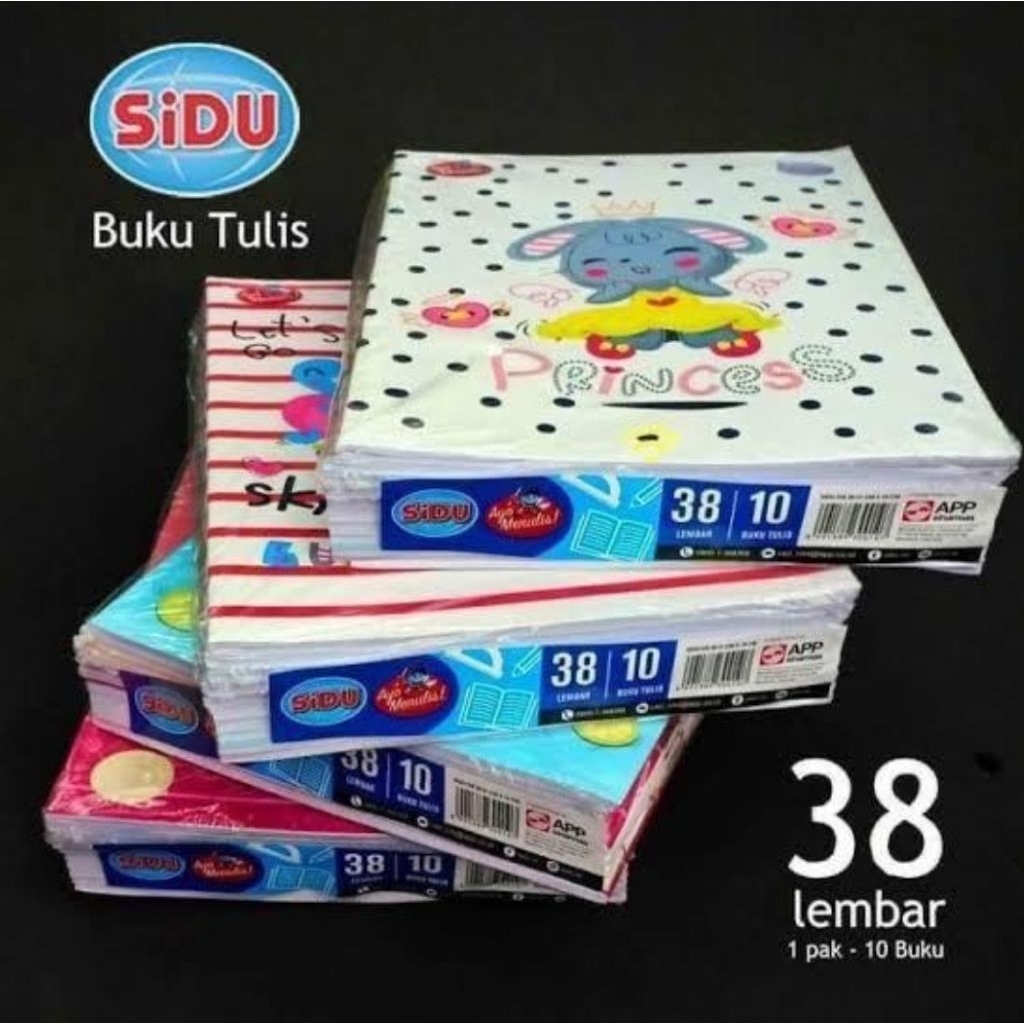 Buku tulis sidu isi 38 lembar / Buku SIDU / Buku tulis sidu / SIDU buku tulis