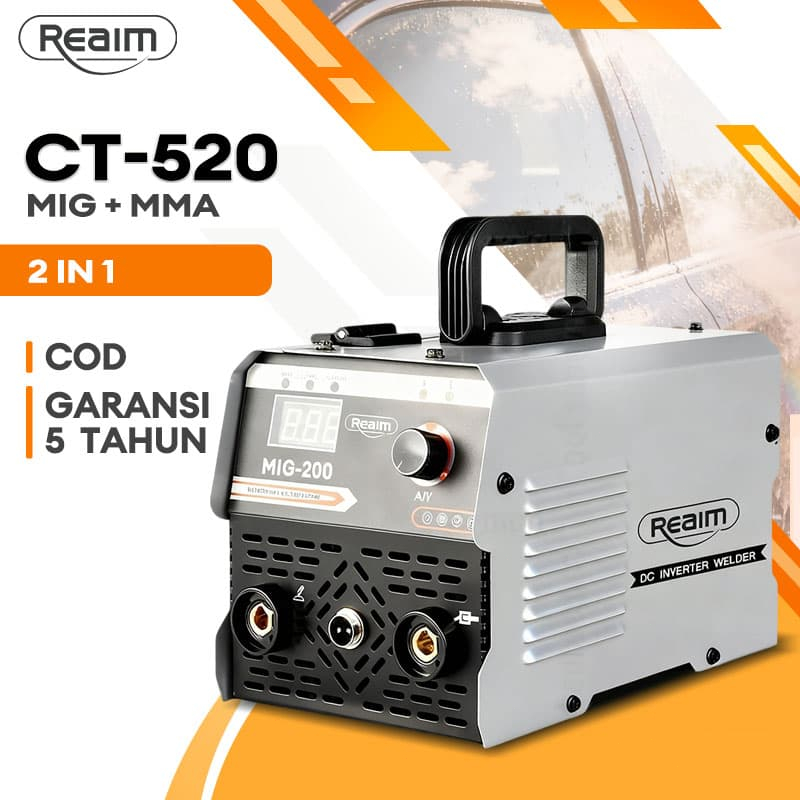 Reaim Solder Listrik Mesin Las Mesin Las Welding Mig 120A Listrik Inverter
