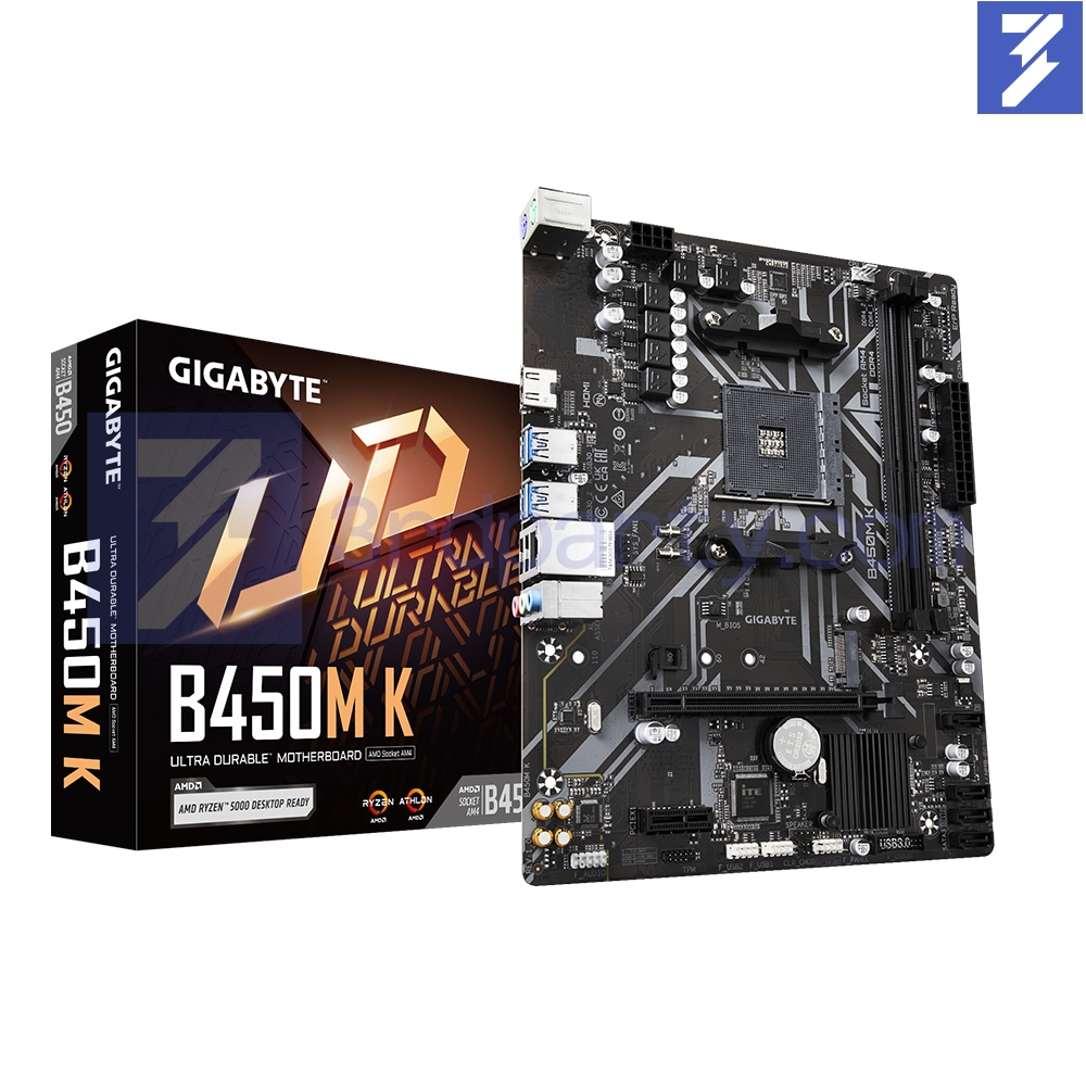 Gigabyte B450M K AMD AM4 B450 DDR4 Motherboard