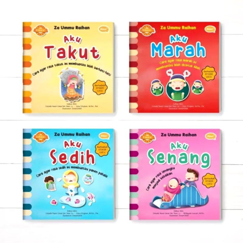 Anak Muslim belajar Emosi • Buku Seri Emosi Anak Ahlan • Seri Emosi Ziyad