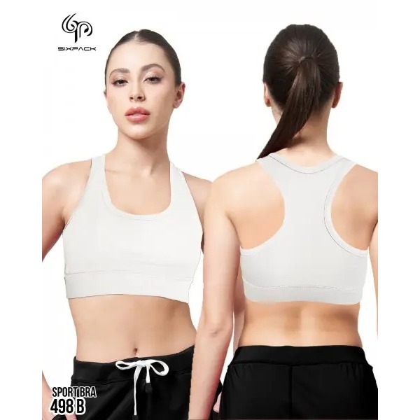 new deals sport bra wanita olahraga gym model basic by sixpack b