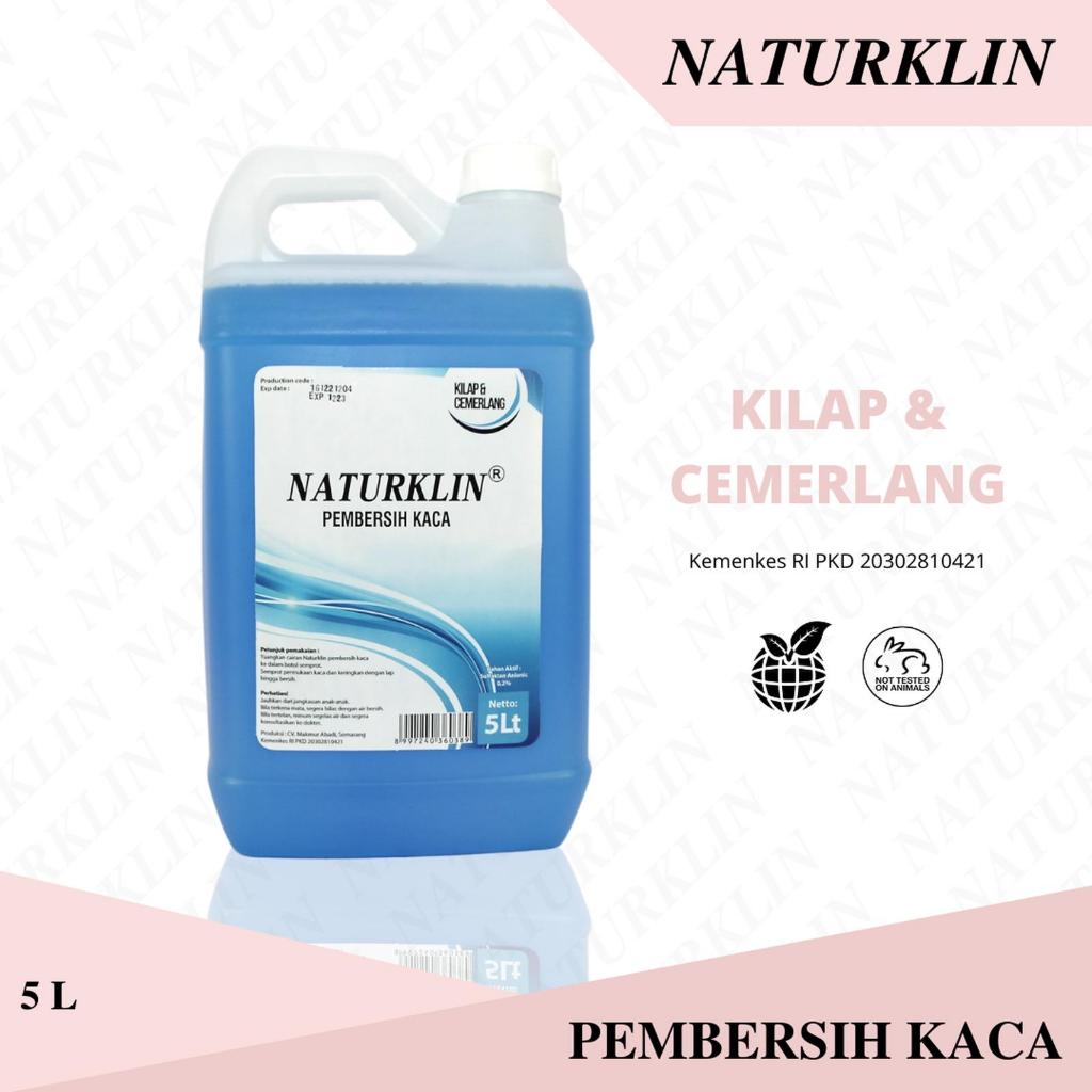 NATURKLIN pembersih kaca / glass cleaner 5 liter