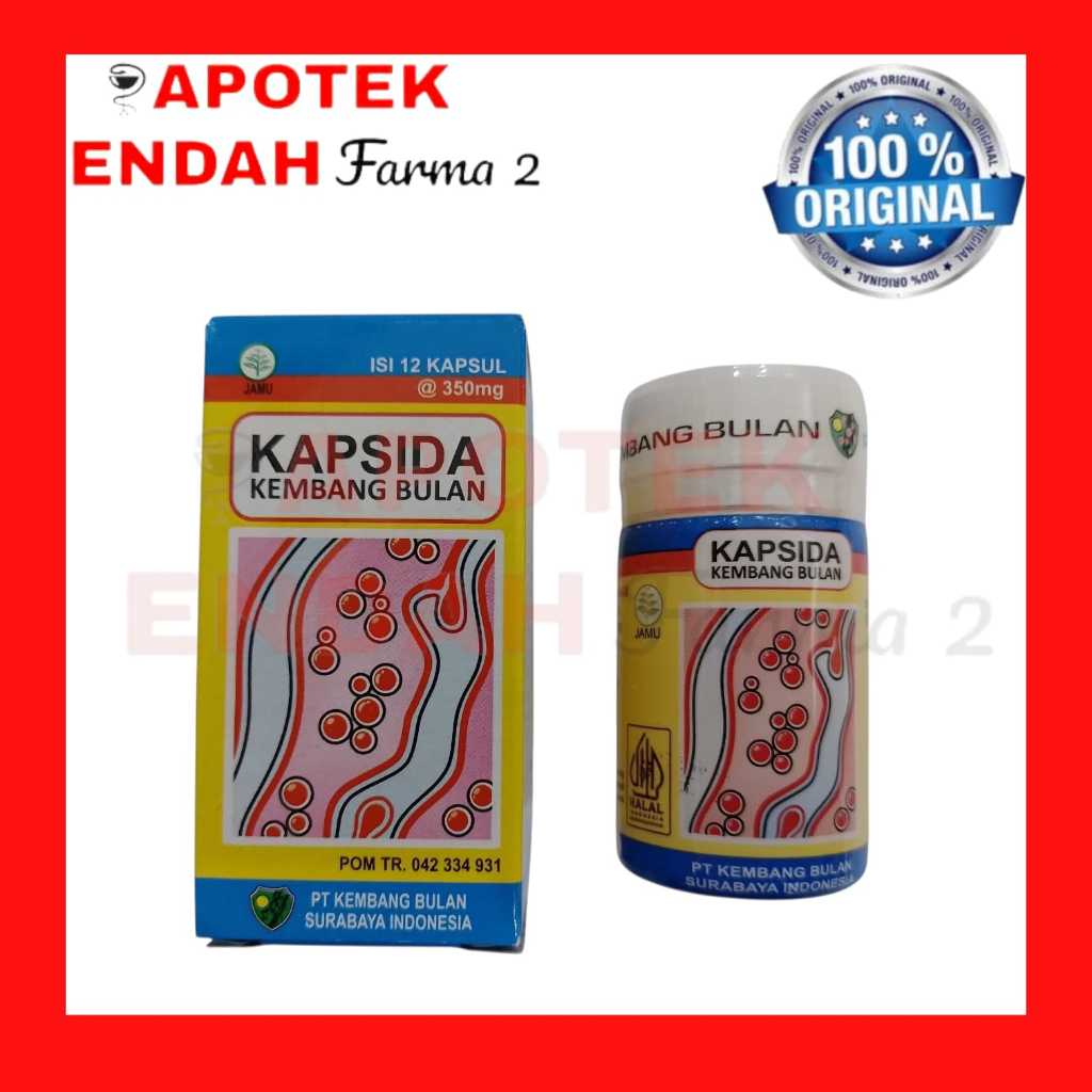 KAPSIDA KEMBANG BULAN (UNTUK BISUL, JERAWAT & GATAL KULIT)