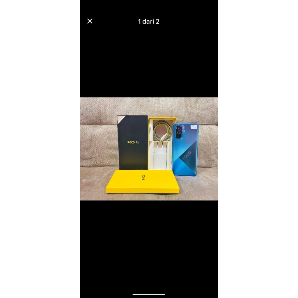 poco F3 fullset 8/256gb bekas mulus