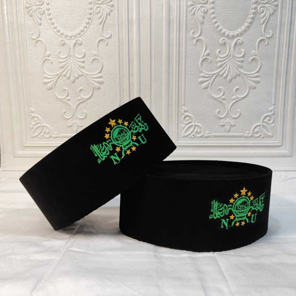 Songkok peci Nu dewasa / peci Nu anak / peci bordir Nu lengkap dengan box