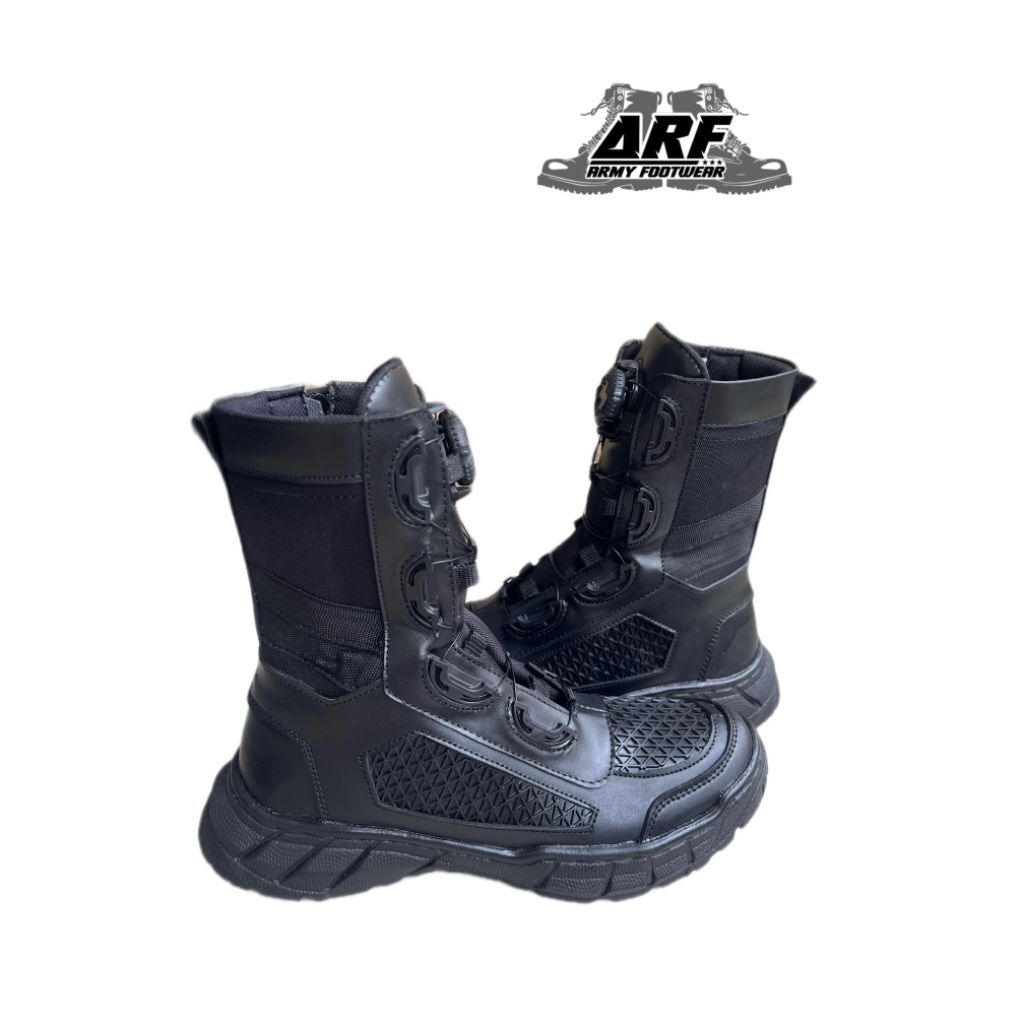 SEPATU PDL JATAH TACTICAL TNI POLRI SOL (WEBA) TALI PUTAR KULIT ASLI