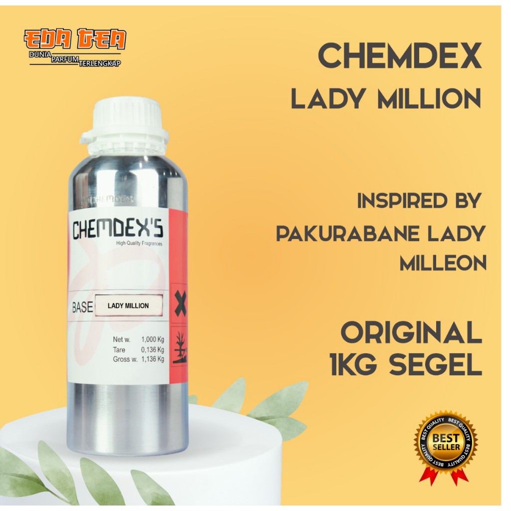 bibit parfum murni LDY MILLION CHEMDEX'S 1KG SEGEL
