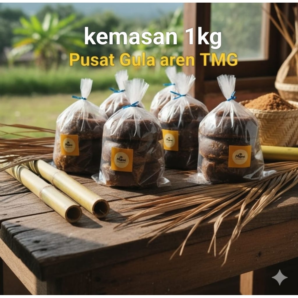 MURNI Gula aren 100% 1kg grade A ASLI TEMANGGUNG