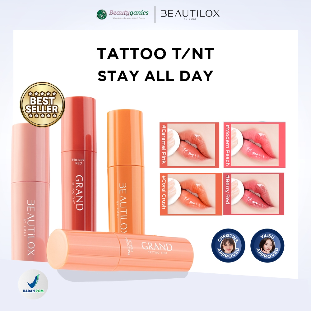 Beautyganics Grand Tattoo Tint 2.5g Beautilox | Lip Tint | Tattoo Tint
