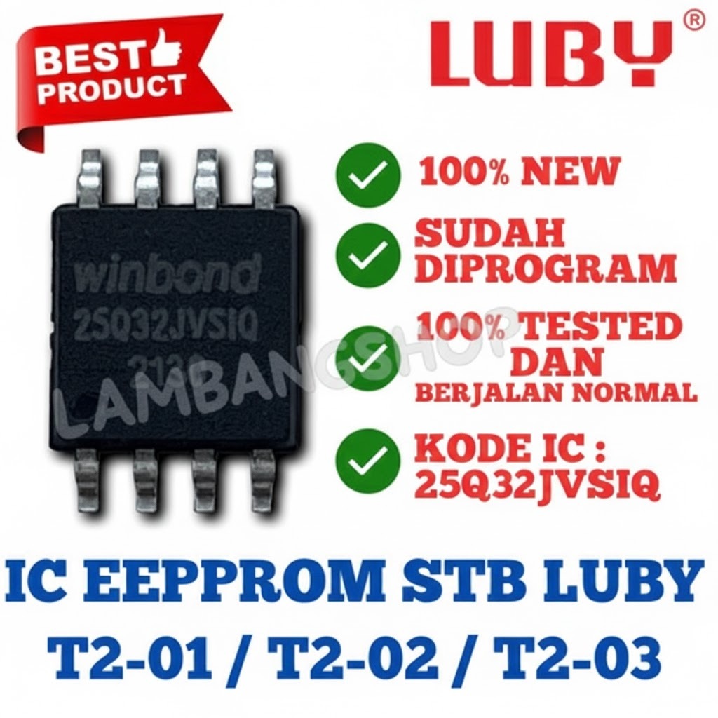 IC EPROM FIRMWARE STB DIGITAL LUBY
